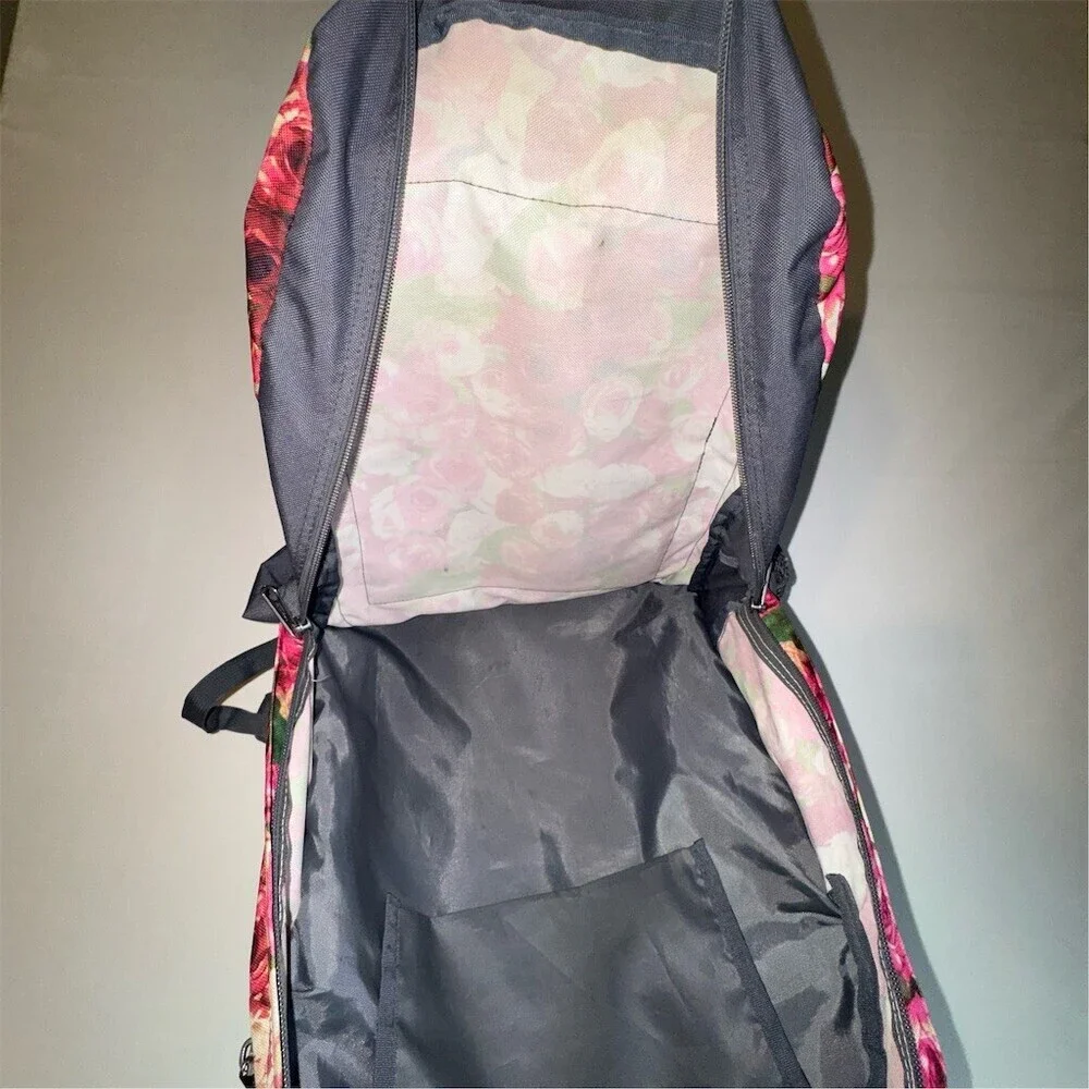 JanSport Megahertz II Backpack Vintage Roses Floral Laptop‎ School Bag